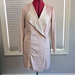 Chico polyester light pink overcoat size 0